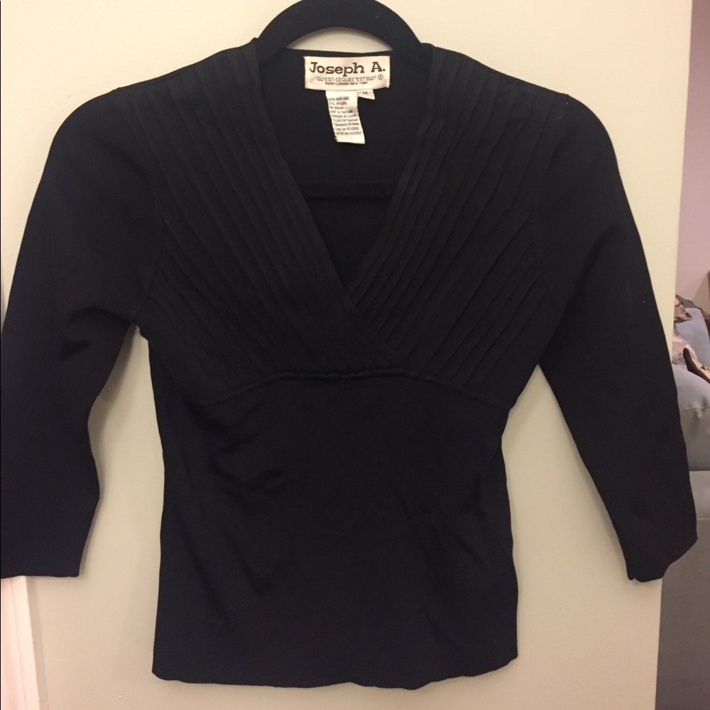 Joseph Abboud crisscross top